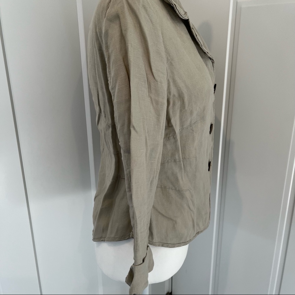 J.Jill Linen Blazer Sz XS/Petite - Picture 3 of 8